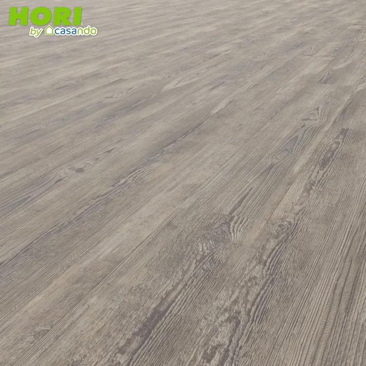 HORI Klick Hartvinylboden Rigid SPC Landhausdiele Holzoptik - Klick-Vinyl mit Trittschalldämmung - s