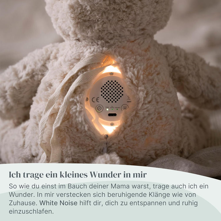 Baby's Only - Bo das Teddybär - Einschlafhilfe - Spieluhr Baby mit White noise - Kuscheltier mit Wei
