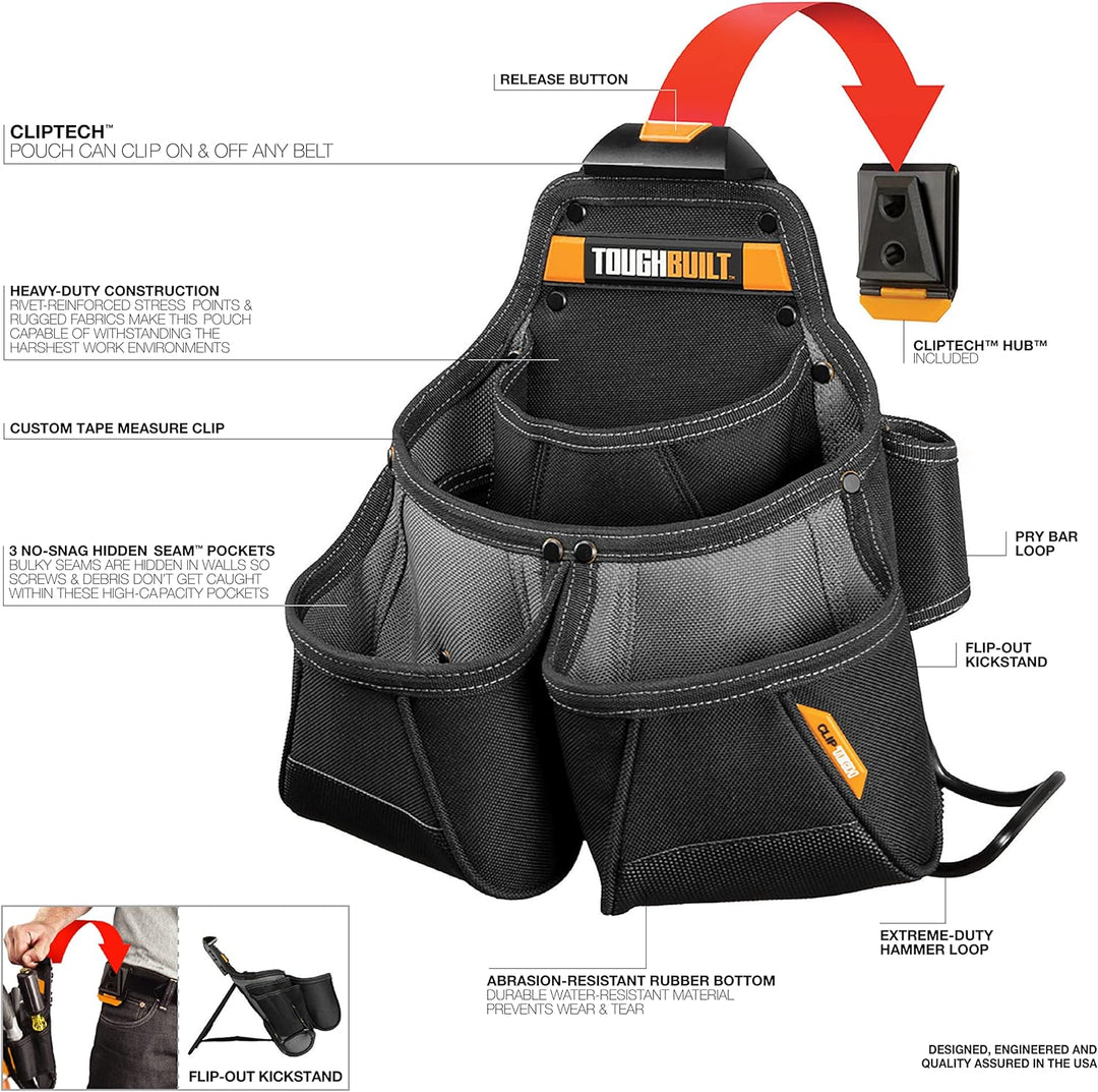 ToughBuilt Tou-CT-02 Gefräste Tasche - Werkzeugbeutel