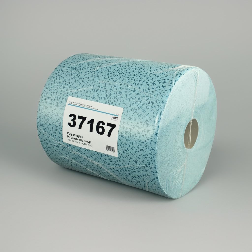 saugstarke Spezialwischtuchrolle mit 500 Abrissen | 32x36 cm | Polypropylen | perforiert | sehr nass