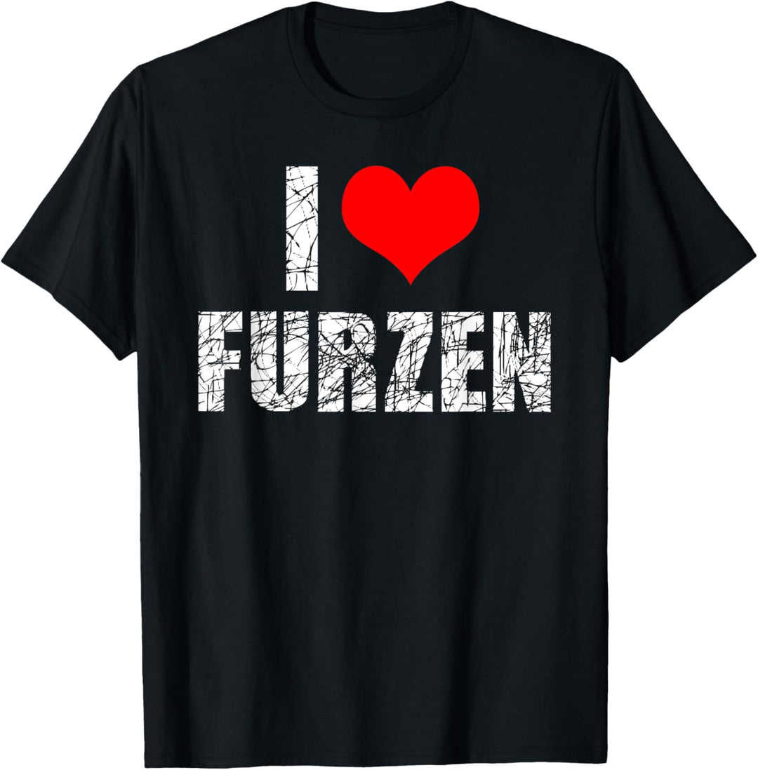 Herren I love Furzen Party Outfit Mann T-Shirt