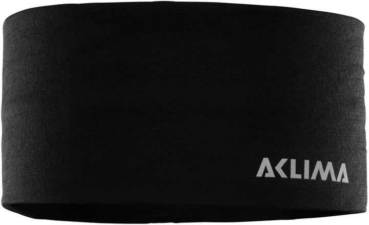 Aclima LightWool Stirnband Headband Schwarz L, Schwarz L