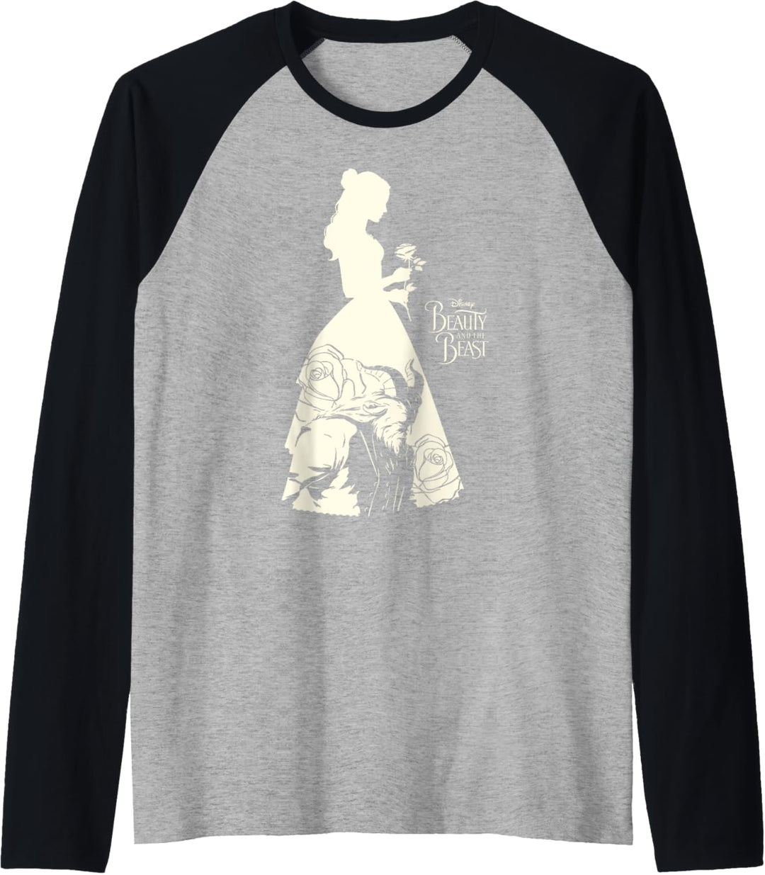 Disney Beauty & The Beast Belle Silhouette C1 Raglan