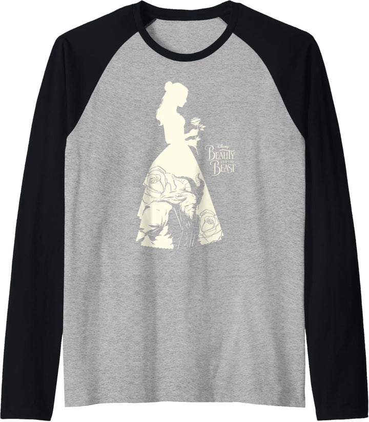 Disney Beauty & The Beast Belle Silhouette C1 Raglan