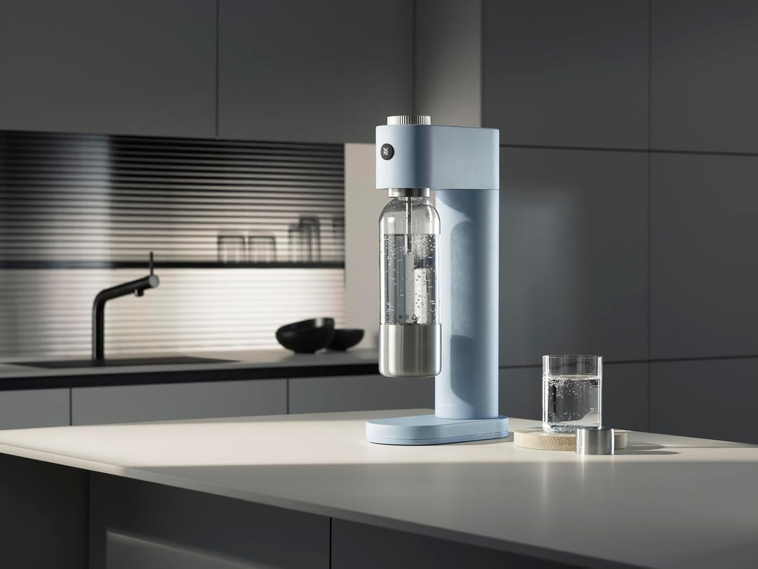 WMF Element One Wassersprudler – vollautomatische Edelstahl Sprudelmaschine mit 3 Einstellungsstufen
