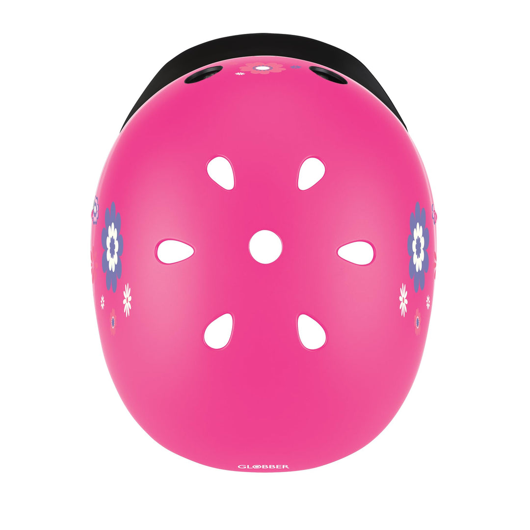 Globber Mädchen Helm Elite Lights, Rosa, Taille XS-S