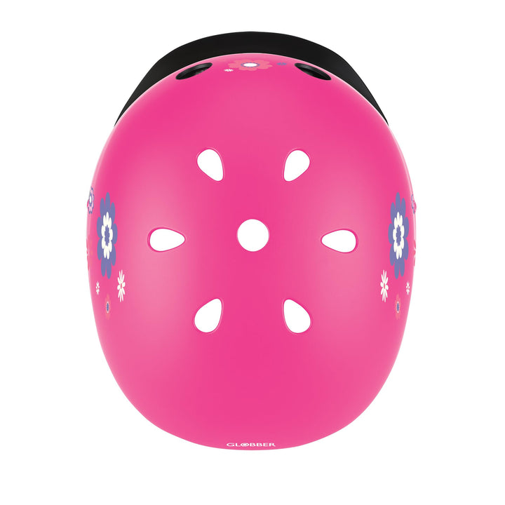 Globber Mädchen Helm Elite Lights, Rosa, Taille XS-S