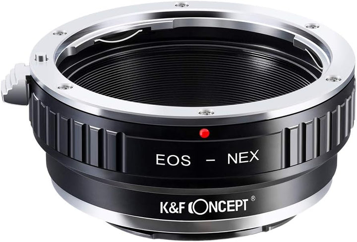 K&F Concept EOS-NEX Adapter Objektivadapter für Canon EOS an Sony Adapter Ring (Keine elektronische