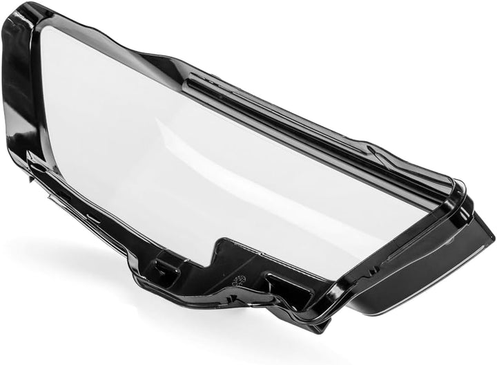 LST Scheinwerferglas Streuscheibe Frontlicht Abdeckung Glas links transparent schwarz kompatibel mit