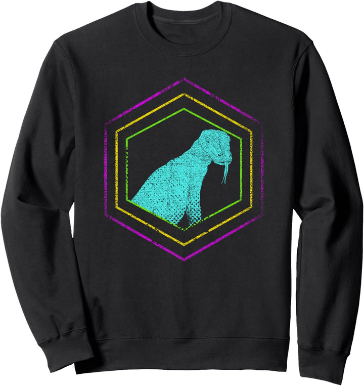 Tropisches Tier Indonesien Reptilien Waran Komodowaran Sweatshirt
