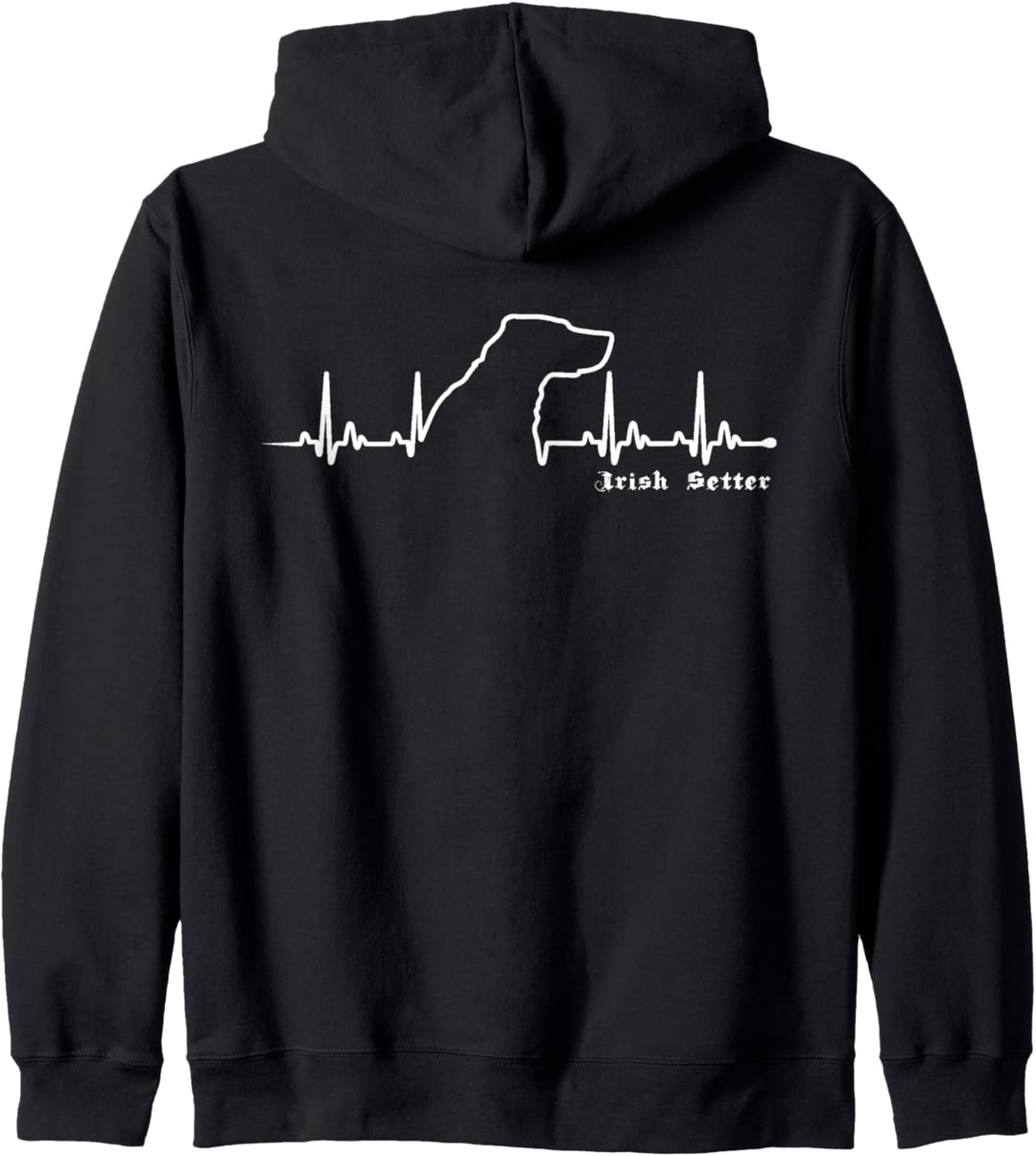 Irish Setter-Hund | Irish Setter HeartBeat Kapuzenjacke