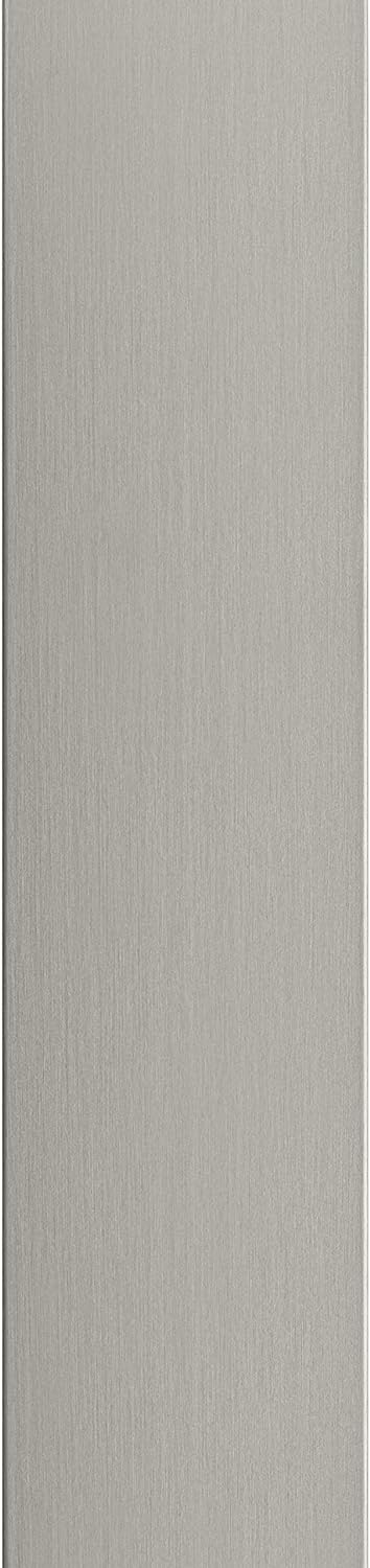 Flacher Design Kabelkanal Edelstahl gebürstet aus Aluminium selbstklebend 50 mm x 15 mm Alunovo Kabe