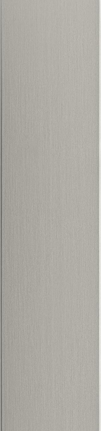 Flacher Design Kabelkanal Edelstahl gebürstet aus Aluminium selbstklebend 50 mm x 15 mm Alunovo Kabe