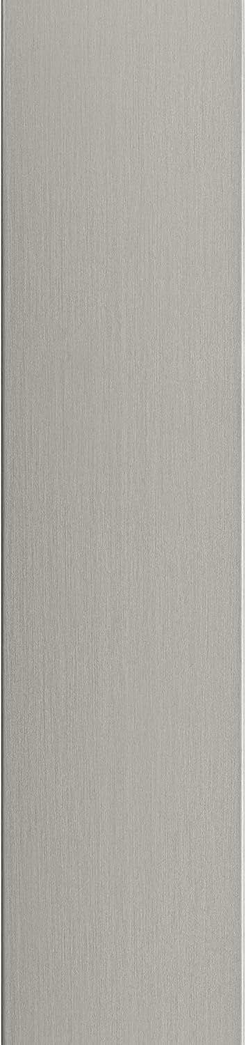 Flacher Design Kabelkanal Edelstahl gebürstet aus Aluminium selbstklebend 50 mm x 15 mm Alunovo Kabe