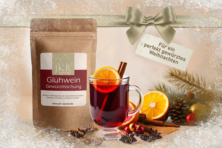 JKR Spices Glühweingewürz geschrotet 900g | Ideal für Glühwein, Punch, Glühgin und Bowle | Mit feine