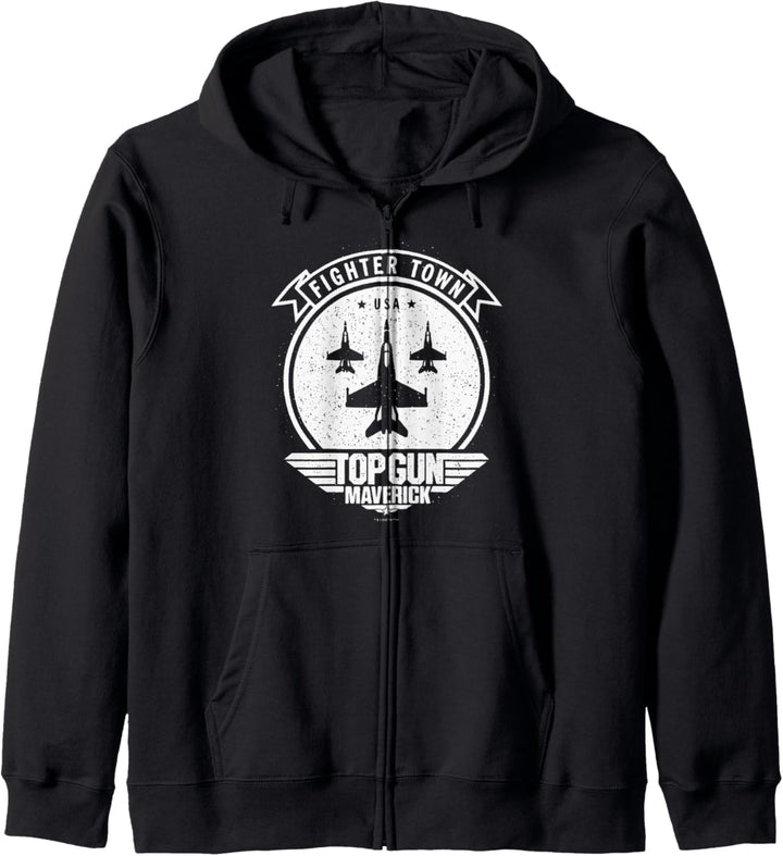 Top Gun: Maverick Fighter Town USA Jets Logo Kapuzenjacke