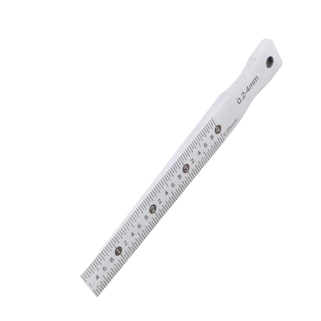Edelstahl-Kegellehre, Keilspalt-Fühlerlehre, 0,2 Bis 4 Mm Bereich, mit Klaren Skalen für Bau, Eisenb