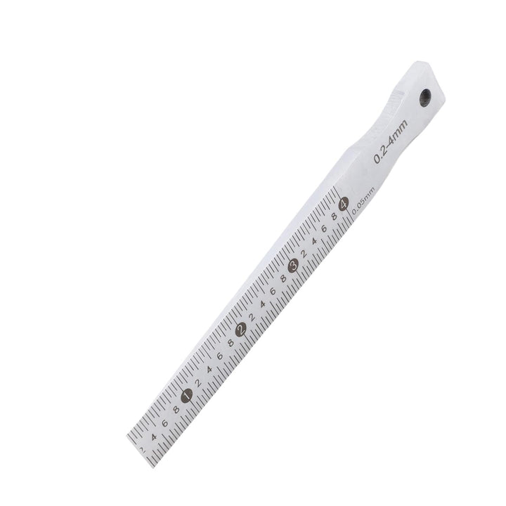 Edelstahl-Kegellehre, Keilspalt-Fühlerlehre, 0,2 Bis 4 Mm Bereich, mit Klaren Skalen für Bau, Eisenb