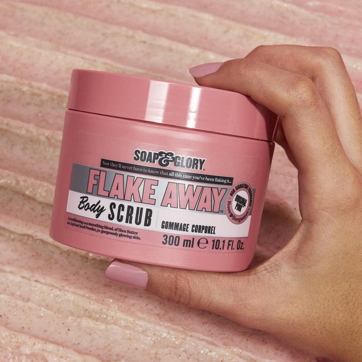 Soap &amp; Glory FLAKE AWAY Körperpeeling 300 ml - Entfern von abgestorbenen Hautzellen und Verbesserung