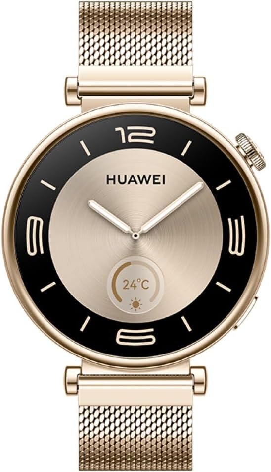HUAWEI Watch GT 4 41mm, GPS, iOS & Android, Stainless Steel Case, Smartwatch, Bis zu 7 Tage Akkulauf