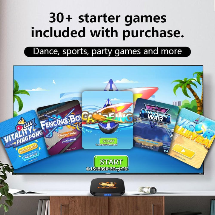 TV-Spielkonsole, Consola de Videojuegos 4 GB RAM + 64 GB ROM, Maschine mit kabellosem Gamepad Somato