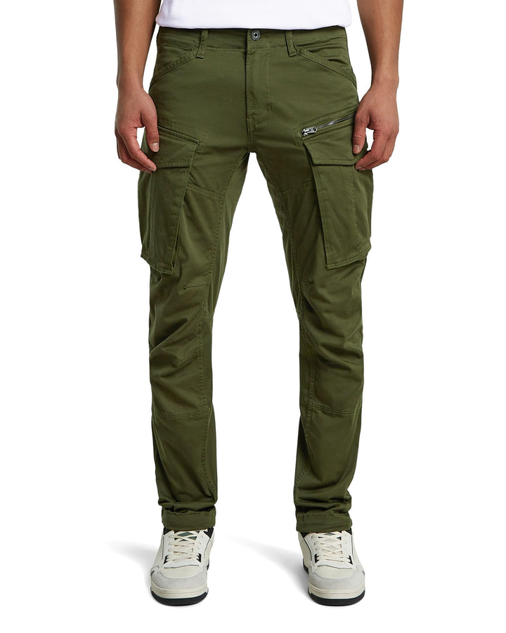 G-STAR RAW Herren Rovic Zip 3D Straight Tapered Hose 40W / 32L Grün (Dk Bronze Green 5126-6059), 40W