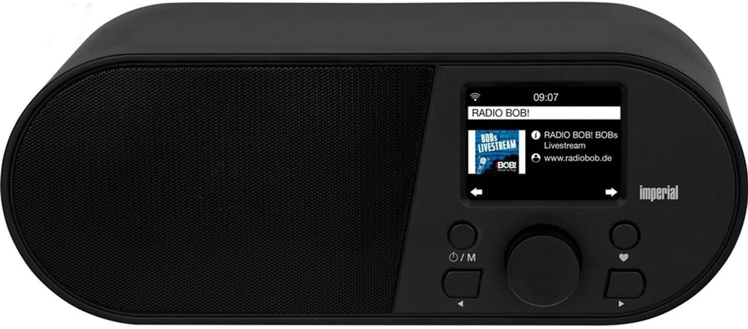 Imperial i105 Internetradio (WLAN, Mediaplayer, USB, DLNA, Farbdisplay, Wecker, Appsteuerung) schwar
