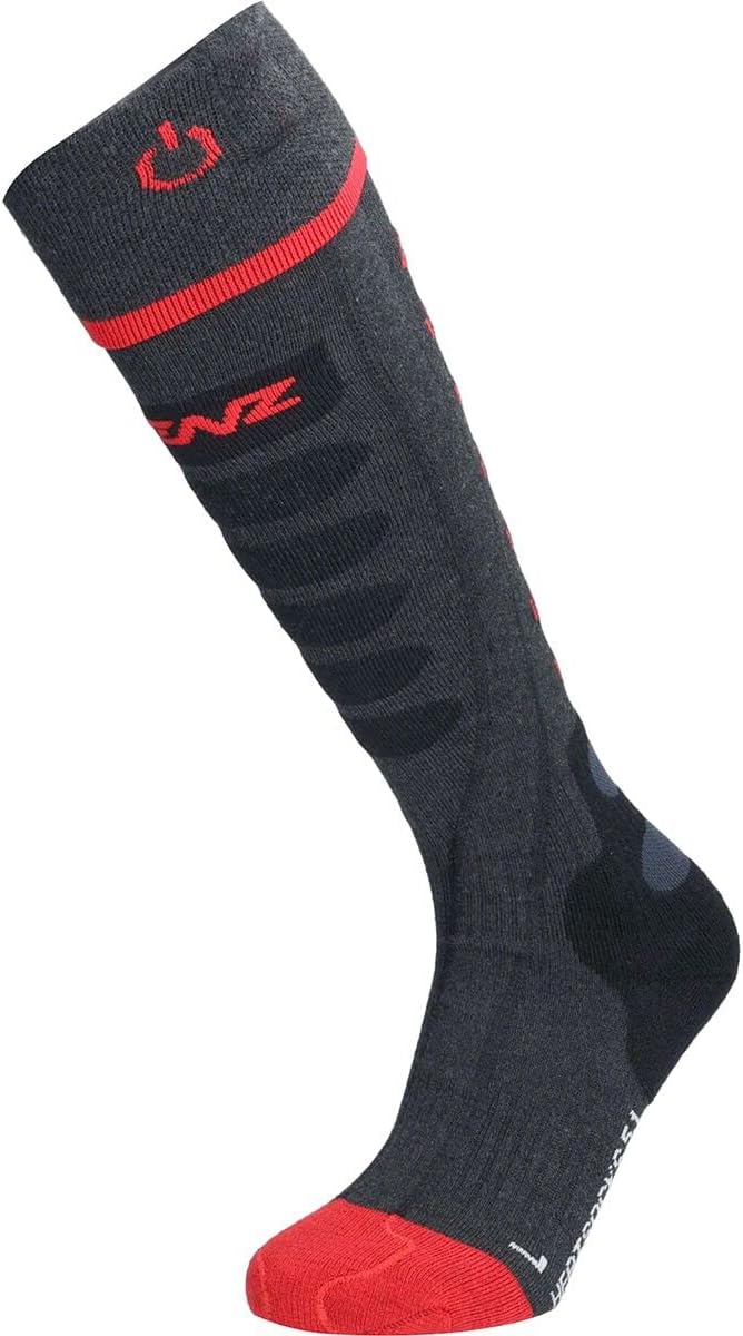 Lenz Heat 5.1 Socken 2023 Anthracite/red