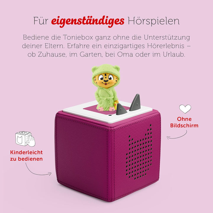 tonies Hörfiguren für Toniebox, Leos Tag – Es ist so weit – Badezeit!, Hörspiel mit Liedern für Kind