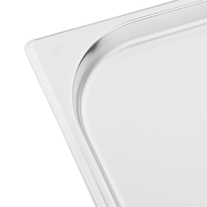 Vogue 2/1-Gastronorm-Wanne, Edelstahl, 20 mm, 650 x 530 mm, Lebensmittelbehälter für Restaurant 650