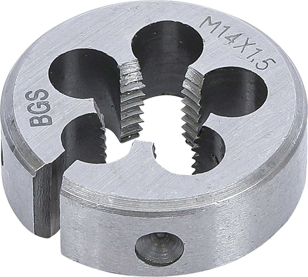 BGS 1988 | Gewindebohrer-/Schneideisen-Satz für Radmuttern und Bolzen | 12-tlg. &amp; 1900-M14X1.5-S | G
