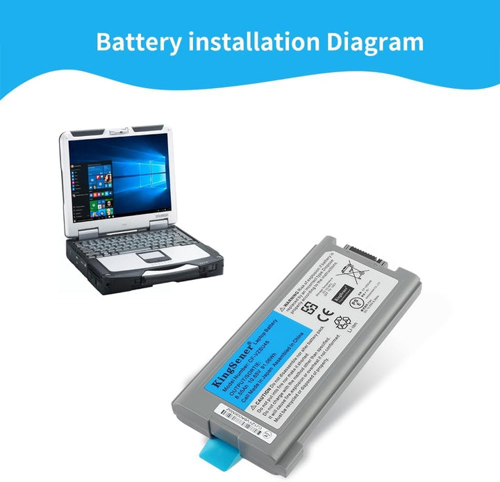 KingSener CF-VZSU46 Laptop Akku Batterie für Panasonic Toughbook CF-30 CF-31 CF-53 CF-VZSU46AU CF-VZ
