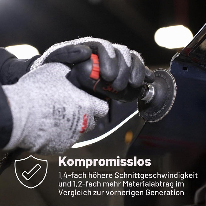 3M Cubitron II Roloc-Faserscheibe, 786C, 33389, 7,6 cm, Körnung 36+, 15 Stück, hohe Leistung, schnel