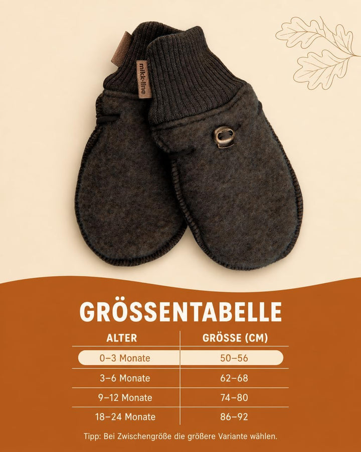 Mikk-line Wollhandschuhe Kinder | Handschuhe Kinder | Handschuhe Wolle Kinder | Wärme Kinder Handsch