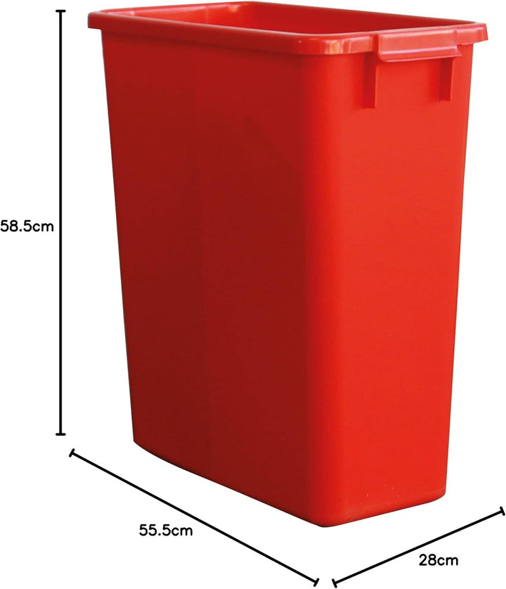 Graf Mehrzweck-Behälter eckig 60 Liter rot