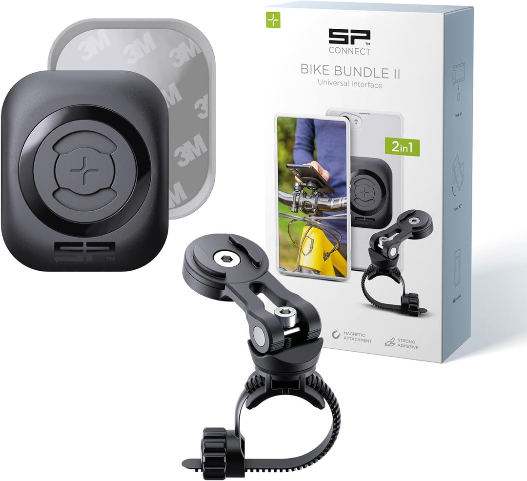 SP CONNECT Fahrrad-Handyhalterung | SPC+ | Universeller Handyhalter für Fahrradlenker | Fahrradhandy