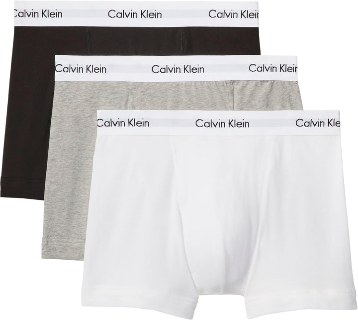Calvin Klein Herren Trunk M Mehrfarbig (Black/White/Grey Heather), M Mehrfarbig (Black/White/Grey He