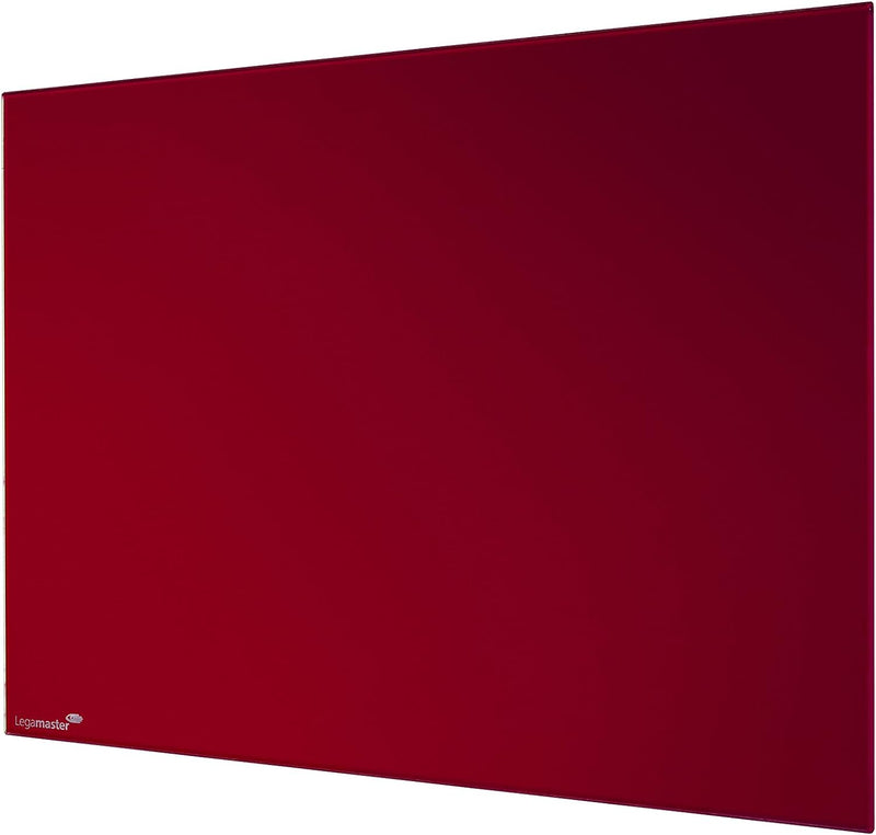 Legamaster 7-104743 Glasboard Colour, Glas-Magnettafel, 80 x 60 cm, rot 80 x 60 cm Rot, 80 x 60 cm R