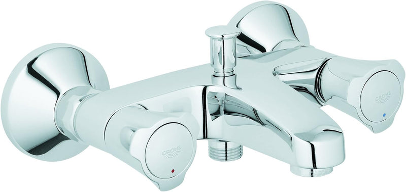 GROHE Wannenbatterie Costa DN 15, chrom 25450001 ohne Brausegarnitur, ohne Brausegarnitur