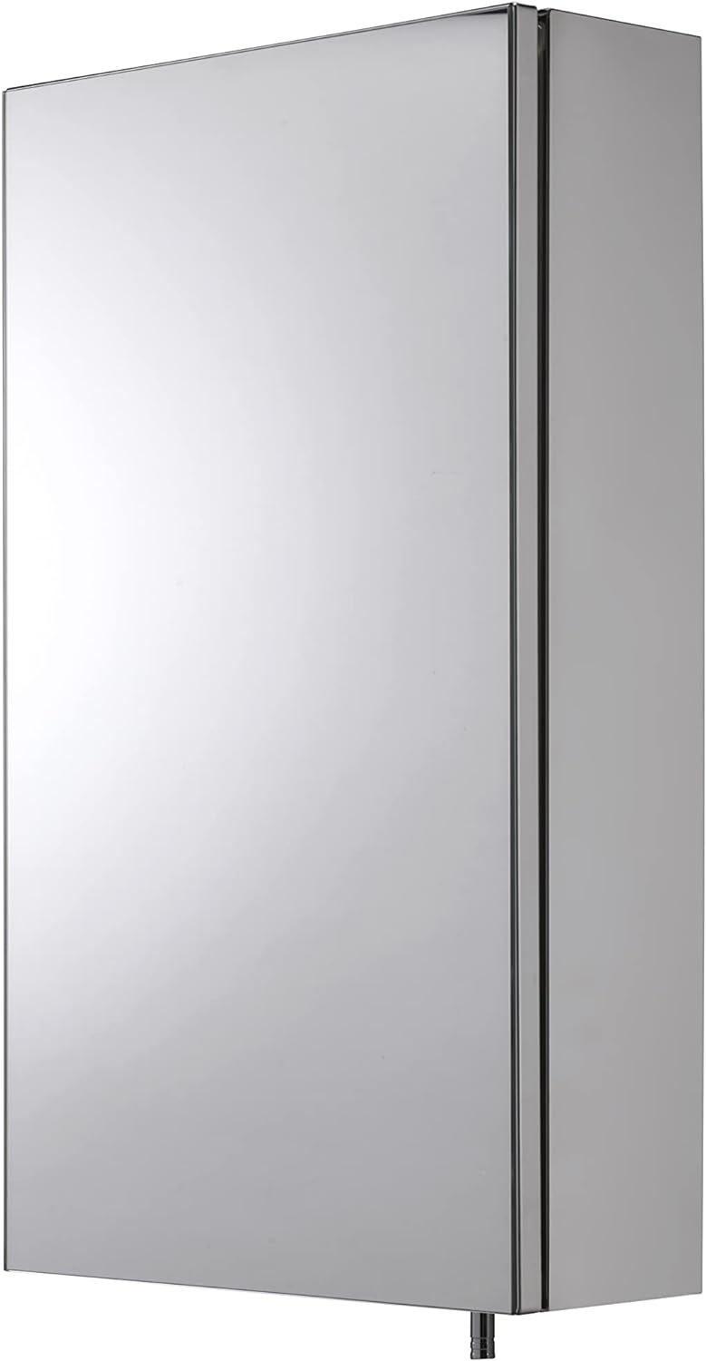 Croydex Anton Schrank, 1 Tür, Edelstahl Standard-Einzeltür, Standard-Einzeltür