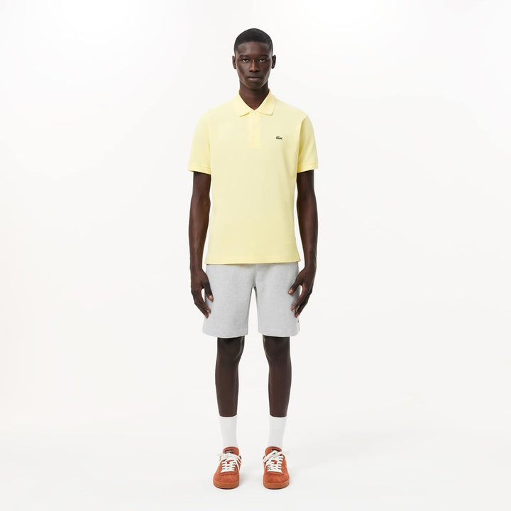 Lacoste Herren Kurze Trainingshose GH6961, Männer Sportshorts,Freizeithose L Grau, L Grau