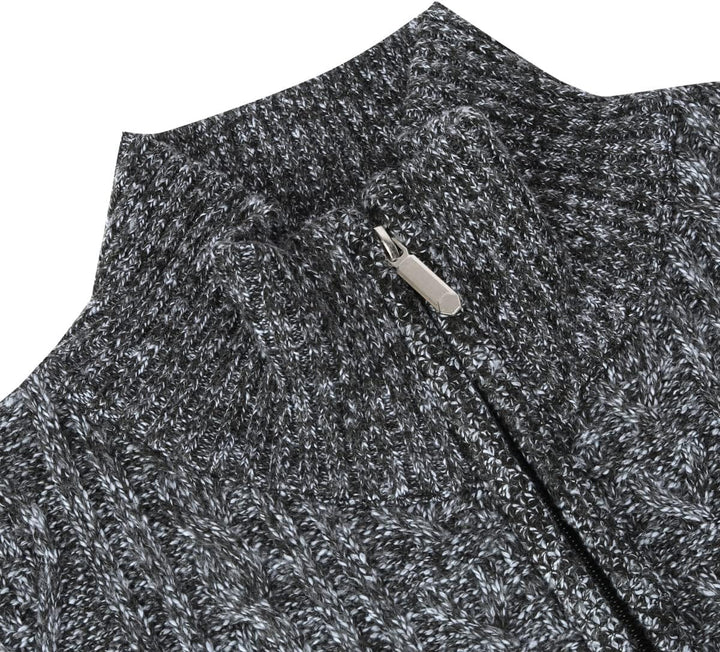 Sliktaa Herren Strickjacke Festival Cardigan Warm Trachtenjacke Mode Schlichter Pullover Langarm Swe