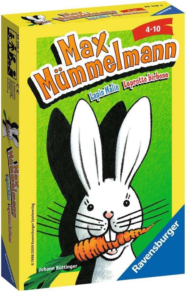 Ravensburger 23119 - Max Mümmelmann, Mitbringspiel für 2-4 Spieler & 23063 - Nanu? Mitbringspiel für