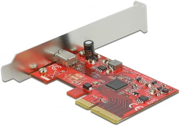 Delock PCI Express x4 Karte zu 1 x extern SuperSpeed USB 20 Gbps (USB 3.2 Gen 2x2) USB Type-C Buchse