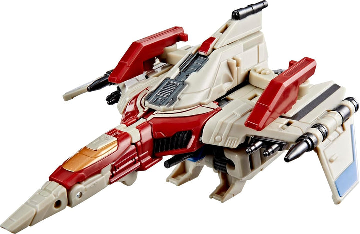Transformers Studio Series Deluxe-Klasse Starscream Action-Figur One | 11,4 cm, konvertiert in Cyber