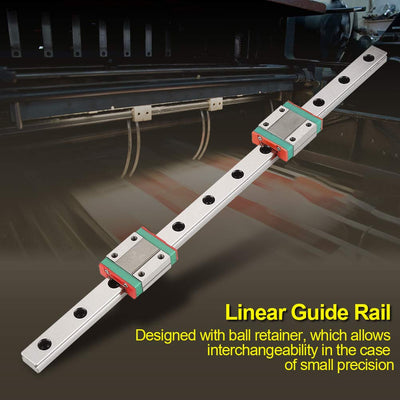 1 stück 300mm MGN12 Miniaturschlitten Linearschiene Führungsschiene 12mm Breite + 2 stücke MGN12B Gl