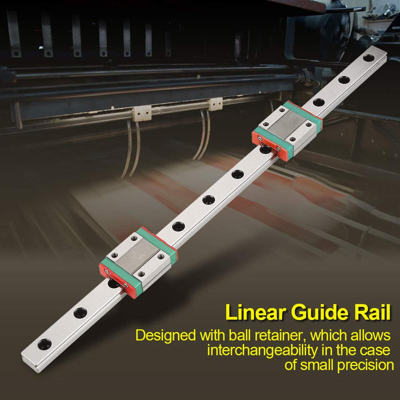 1 stück 300mm MGN12 Miniaturschlitten Linearschiene Führungsschiene 12mm Breite + 2 stücke MGN12B Gl