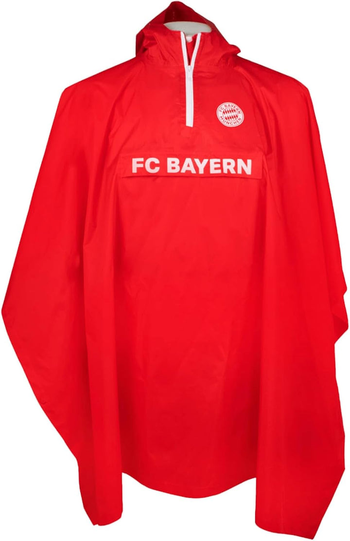 FC Bayern München | Regenponcho Essential | Kinder Rot Einheitsgrösse, Rot Einheitsgrösse