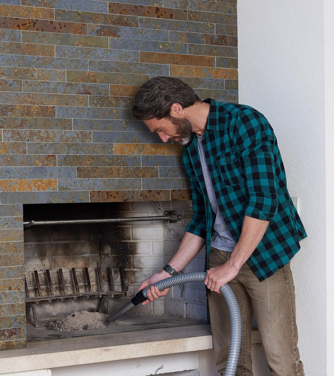 Ribimex Cenehot Pro Aschesauger 1200 W für heisse Asche bis 40 °C, mit hitzebeständigem HEPA-Filter,