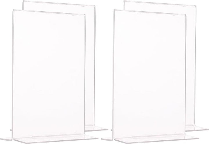 SIGEL TA226 Tischaufsteller gerade, für A6, 10 Stück, glasklar Acryl, garantiert UV-beständig 10 Stü